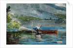 The Red Canoe by Winslow Homer