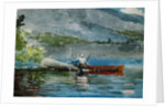 The Red Canoe by Winslow Homer
