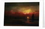 Harbor View At Sunset by Martin Johnson Heade