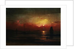 Harbor View At Sunset by Martin Johnson Heade