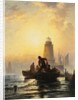 Fish Pond, Orient Bay, L.I. by Edward Moran