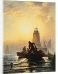 Fish Pond, Orient Bay, L.I. by Edward Moran