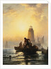 Fish Pond, Orient Bay, L.I. by Edward Moran