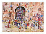 Venice: Riva Degli Schiavoni, Castello by Maurice Brazil Prendergast