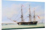 Sloop on the Mersey by Robert Salmon