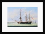 Sloop on the Mersey by Robert Salmon