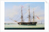 Sloop on the Mersey by Robert Salmon