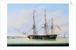 Sloop on the Mersey by Robert Salmon