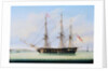 Sloop on the Mersey by Robert Salmon
