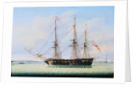 Sloop on the Mersey by Robert Salmon