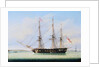 Sloop on the Mersey by Robert Salmon