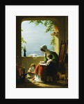 Mother's Lessons, Amalfi by Robert Walter Weir