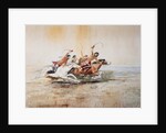 Indian Horse Race No. 4 by Charles Marion Russell