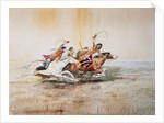 Indian Horse Race No. 4 by Charles Marion Russell