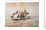 Indian Horse Race No. 4 by Charles Marion Russell