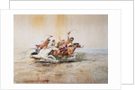 Indian Horse Race No. 4 by Charles Marion Russell