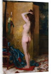 A Standing Nude by Frans Verhas