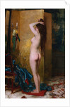 A Standing Nude by Frans Verhas