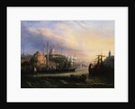 Constantinople From the Sea from the 19th Century German or Austrian Schools by Anonymous