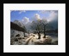 A Frozen Winter Landscape by Johannes Bartholomaus Duntze