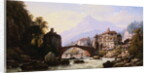 The Old Roman Bridge of St. Martin, Italy by Charles Eupharasie Kuwasseg