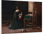 Dressing Up the Doll by Edouard Alexandre Sain