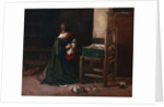 Dressing Up the Doll by Edouard Alexandre Sain