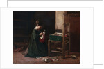 Dressing Up the Doll by Edouard Alexandre Sain