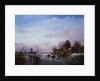 Skaters in a Frozen Landscape by Jan Jacob Spohler