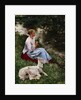 The Young Shepherdess by Evariste Carpentier