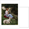 The Young Shepherdess by Evariste Carpentier
