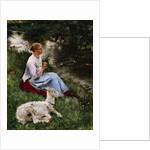 The Young Shepherdess by Evariste Carpentier