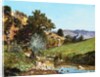 A Hunter in a Landscape by Paul Camille Guigou