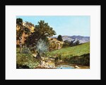 A Hunter in a Landscape by Paul Camille Guigou