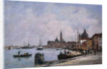 Venice, the Wharf of the Giudecca by Eugene Boudin