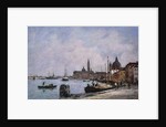 Venice, the Wharf of the Giudecca by Eugene Boudin