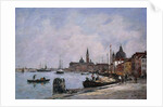 Venice, the Wharf of the Giudecca by Eugene Boudin