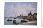 Venice, the Wharf of the Giudecca by Eugene Boudin