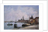 Venice, the Wharf of the Giudecca by Eugene Boudin