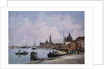 Venice, the Wharf of the Giudecca by Eugene Boudin