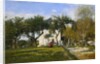 The Garden and House of Monsieur Jacquette in Fervaqes by Eugene Boudin