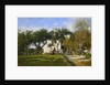 The Garden and House of Monsieur Jacquette in Fervaqes by Eugene Boudin