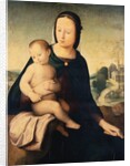 The Madonna and Child in a Landscape by Mariotto Albertinelli