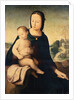 The Madonna and Child in a Landscape by Mariotto Albertinelli