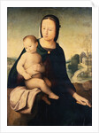 The Madonna and Child in a Landscape by Mariotto Albertinelli