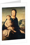 The Madonna and Child in a Landscape by Mariotto Albertinelli