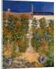 The Artist's Garden at Vetheuil by Claude Monet