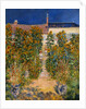 The Artist's Garden at Vetheuil by Claude Monet