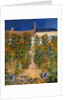 The Artist's Garden at Vetheuil by Claude Monet