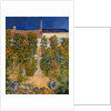 The Artist's Garden at Vetheuil by Claude Monet